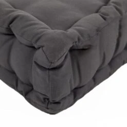 COTTON WOOD Coussin De Palette 100 % Coton Uni - 60x120x10 Cm - Gris Anthracite -TODAY || Disney || Fisher Price Soldes cotton wood coussin de palette 100 coton uni 60x120x10 cm gris anthracite 3700301151025 697806