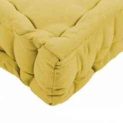 COTTON WOOD Coussin De Palette 100 % Coton Uni - 60x120x10 Cm - Jaune Pastel -TODAY || Disney || Fisher Price Soldes cotton wood coussin de palette 100 coton uni 60x120x10 cm jaune pastel 3700301151032 697850