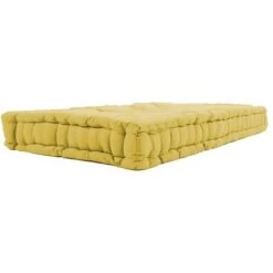 COTTON WOOD Coussin De Palette 100 % Coton Uni - 60x120x10 Cm - Jaune Pastel -TODAY || Disney || Fisher Price Soldes cotton wood coussin de palette 100 coton uni 60x120x10 cm jaune pastel 3700301151032 697851