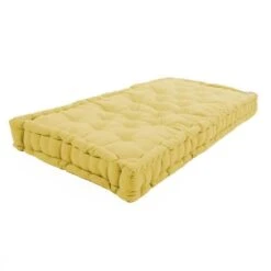 COTTON WOOD Coussin De Palette 100 % Coton Uni - 60x120x10 Cm - Jaune Pastel -TODAY || Disney || Fisher Price Soldes cotton wood coussin de palette 100 coton uni 60x120x10 cm jaune pastel 3700301151032 697852