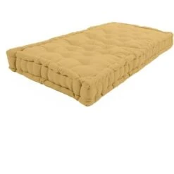 COTTON WOOD Coussin De Palette Uni - 100% Coton - 60 X 120 X 10 Cm - Ocre -TODAY || Disney || Fisher Price Soldes cotton wood coussin de palette uni 100 coton 60 x 120 x 10 cm ocre 3700301153852 697881