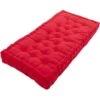 COTTON WOOD Coussin De Palette Uni - 100% Coton - 60 X 120 X 10 Cm - Rouge -TODAY || Disney || Fisher Price Soldes cotton wood coussin de palette uni 100 coton 60 x 120 x 10 cm rouge 3700301153838 1341291