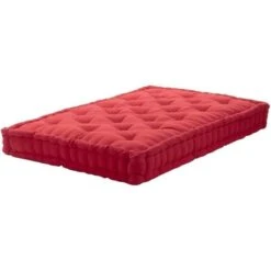 COTTON WOOD Coussin De Palette Uni - 100% Coton - 60 X 120 X 10 Cm - Rouge -TODAY || Disney || Fisher Price Soldes cotton wood coussin de palette uni 100 coton 60 x 120 x 10 cm rouge 3700301153838 1341292