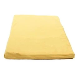 COTTON WOOD Futon Mousse Déhoussable Uni - 60x120x4 Cm - Jaune Moutarde