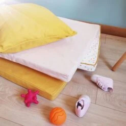 COTTON WOOD Futon Mousse Déhoussable Uni - 60x120x4 Cm - Jaune Moutarde -TODAY || Disney || Fisher Price Soldes cotton wood futon mousse dehoussable uni 60x120x4 cm jaune moutarde 3700301151094 697839