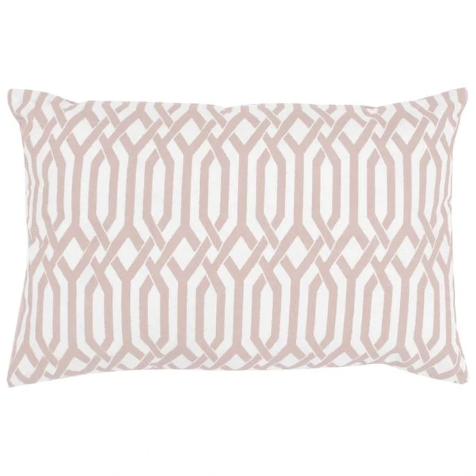 Coussin 2 Pcs Avec Motif Fabrication à La Main 40 X 60 Cm Taupe 4 Coussin 2 Pcs Avec Motif Fabrication à La Main 40 X 60 Cm Taupe – Image 2