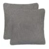 Coussin 2 Pcs Coton Tricoté Lourd 45 X 45 Cm Gris Foncé 2 -TODAY || Disney || Fisher Price Soldes coussin 2 pcs coton tricote lourd 45 x 45 cm gris fonce 8718475572466 1271335