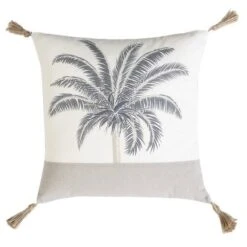 Coussin Banana - Coton - 40 X 40 Cm - Noir