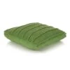 Coussin De Plancher Carré Coton Tricoté 60 X 60 Cm Vert