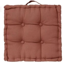 Coussin De Sol - 40 X 40 X 8 Cm - Terracotta