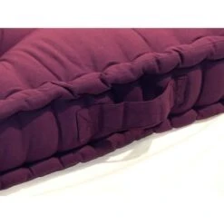 Coussin De Sol Grand Format 100% Coton 60x60x15 Cm AUBERGINE -TODAY || Disney || Fisher Price Soldes coussin de sol grand format 100 coton 60x60x15 cm aubergine 3700301135575 456148