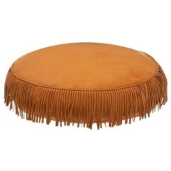 Coussin De Sol Jungle Pop En Suédine Avec Franges - D 40 Cm - Ocre -TODAY || Disney || Fisher Price Soldes coussin de sol jungle pop en suedine avec franges d 40 cm ocre 3560238694060 476995