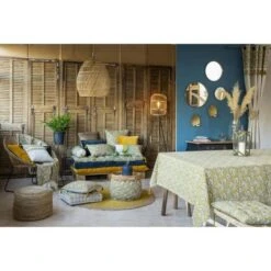 Coussin De Sol Rond Udaipur - Jaune - 100% Coton - Ø40 X 30 Cm - DEKO -TODAY || Disney || Fisher Price Soldes coussin de sol rond udaipur jaune 100 coton 40 x 30 cm deko 3663655046471 1301318