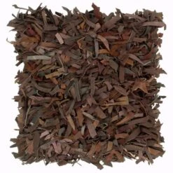 Coussin Shaggy Marron 60x60 Cm Cuir Et Coton