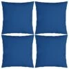 Coussins Décoratifs 4 Pcs Bleu Royal 50x50 Cm Tissu