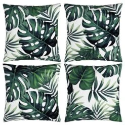 TODAY || Disney || Fisher Price Soldes 39 Coussins Décoratifs 4 Pcs Motif De Feuilles 50x50 Cm Tissu