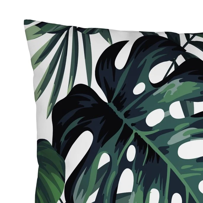 Coussins Décoratifs 4 Pcs Motif De Feuilles 50x50 Cm Tissu 6 Coussins Décoratifs 4 Pcs Motif De Feuilles 50x50 Cm Tissu – Image 4