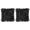 Coussins Shaggy 2 Pcs Noir 45x45 Cm Cuir Et Coton -TODAY || Disney || Fisher Price Soldes coussins shaggy 2 pcs noir 45x45 cm cuir et coton 3666722473934 724734