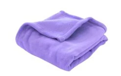Couverture Microfibre Microlon Lilas Doux Nid