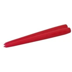 FINLANDEK Boite De 2 Flambeaux - H 24,5 Cm - Rouge