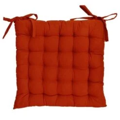 Galette De Chaise 25 Points 40x40x4 Cm TERRACOTTA