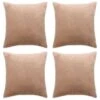 Housse De Coussin 4 Pcs Velours 80 X 80 Cm Beige -TODAY || Disney || Fisher Price Soldes housse de coussin 4 pcs velours 80 x 80 cm beige 3666722474139 724562