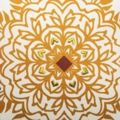 Housse De Coussin Hindou Brodé - 40 X 40 Cm - Jaune Ocre -TODAY || Disney || Fisher Price Soldes housse de coussin hindou brode 40 x 40 cm jaune ocre 3560238696736 752687