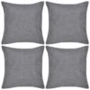Housses De Coussin 4 Pcs Anthracite Aspect De Lin 80 X 80 Cm -TODAY || Disney || Fisher Price Soldes housses de coussin 4 pcs anthracite aspect de lin 80 x 80 cm 3666722486576 702758
