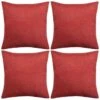 Housses De Coussin 4 Pcs Aspect De Lin Bordeaux 50x50 Cm -TODAY || Disney || Fisher Price Soldes housses de coussin 4 pcs aspect de lin bordeaux 50x50 cm 3666722470766 731108