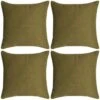 Housses De Coussin 4 Pcs Aspect De Lin Vert 50x50 Cm -TODAY || Disney || Fisher Price Soldes housses de coussin 4 pcs aspect de lin vert 50x50 cm 3666722474252 724506