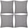 Housses De Coussin 4 Pcs Coton Gris 50x50 Cm -TODAY || Disney || Fisher Price Soldes housses de coussin 4 pcs coton gris 50x50 cm 3666722466127 738192