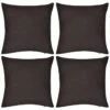Housses De Coussin 4 Pcs Coton Marron 40x40 Cm -TODAY || Disney || Fisher Price Soldes housses de coussin 4 pcs coton marron 40x40 cm 3666722486552 702764