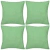 Housses De Coussin 4 Pcs Coton Vert Pomme 80x80 Cm -TODAY || Disney || Fisher Price Soldes housses de coussin 4 pcs coton vert pomme 80x80 cm 3666722457552 768935
