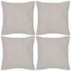 Housses De Coussin Coton 4 Pcs Beige 40x40 Cm -TODAY || Disney || Fisher Price Soldes housses de coussin coton 4 pcs beige 40x40 cm 3666722477970 717078
