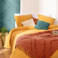 Jeté De Lit Tuft Inca - 130 X 180 Cm - Terracotta -TODAY || Disney || Fisher Price Soldes jete de lit tuft inca 130 x 180 cm terracotta 3560233808882 1110748