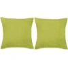 Jeu De Coussin 2 Pcs Velours 60 X 60 Cm Vert