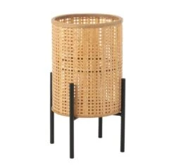 Lanterne à Pied En Raphia Naturel Ranama D 27.5 Cm