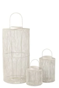 Lanterne En Métal Blanc Mate Stephan H 76 Cm -TODAY || Disney || Fisher Price Soldes lanterne en metal blanc mate stephan h 76 cm 5400924220921 1324749