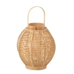 Lanterne En Raphia Naturel Amalya D 39 Cm