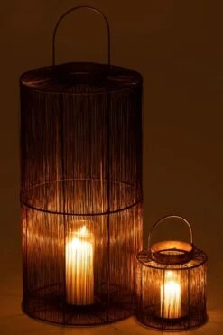 Lanterne Métal Antique Marron Kaela D 32 Cm -TODAY || Disney || Fisher Price Soldes lanterne metal antique marron kaela d 32 cm 5400924172459 1326347