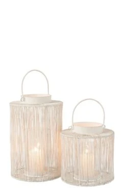 Lanterne Moyenne Métal Blanc Leyla H 38.5 Cm -TODAY || Disney || Fisher Price Soldes lanterne moyenne metal blanc leyla h 38 5 cm 5400924220914 1324757