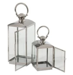 Lanternes Verre Et Métal Argenté Licia - Lot De 2 -TODAY || Disney || Fisher Price Soldes lanternes verre et metal argente licia lot de 2 5415203920812 360688