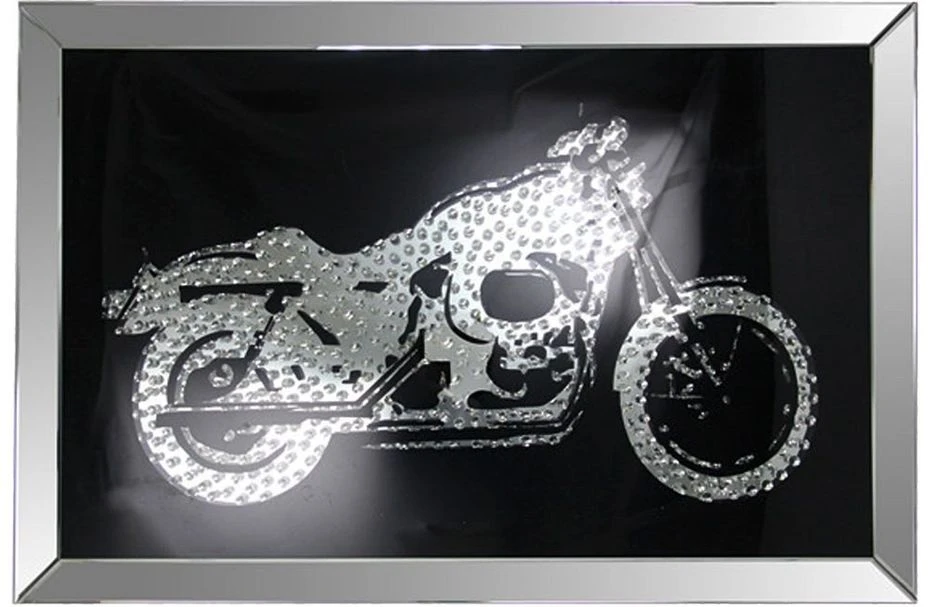 Miroir à Strass Moto 3 Miroir à Strass Moto