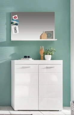 Miroir De Salle De Bain Avec Tablette Blanc Brillant Kelia 91 Cm -TODAY || Disney || Fisher Price Soldes miroir de salle de bain avec tablette blanc brillant kelia 91 cm 4251219728506 1033818