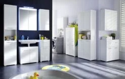 Miroir De Salle De Bain Avec Tablette Blanc Brillant Kelia 91 Cm -TODAY || Disney || Fisher Price Soldes miroir de salle de bain avec tablette blanc brillant kelia 91 cm 4251219728506 1293902