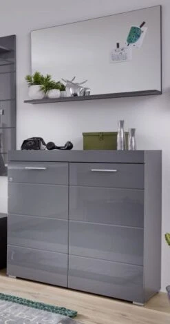 Miroir Mural Avec étagère Brillant Gris Kelia -TODAY || Disney || Fisher Price Soldes miroir mural avec etagere brillant gris kelia 4251585521688 1033826