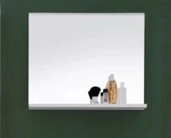 Miroir Mural Avec étagère Mélaminé Blanc Ivano -TODAY || Disney || Fisher Price Soldes miroir mural avec etagere melamine blanc ivano 4250859413032 1076835