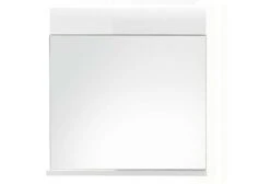 Miroir Mural Avec étagère Mélaminé Blanc Lentz