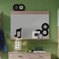 Miroir Mural Avec étagère Mélaminé Chêne Clair Masie -TODAY || Disney || Fisher Price Soldes miroir mural avec etagere melamine chene clair masie 4250859461422 1059381