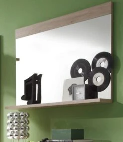 Miroir Mural Avec étagère Mélaminé Chêne Clair Masie -TODAY || Disney || Fisher Price Soldes miroir mural avec etagere melamine chene clair masie 4250859461422 1059382